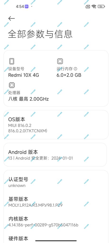 【线刷解锁包】红米10X 4G/红米Note 9 MERLIN 解账号锁 澎湃OS HyperOS插图2